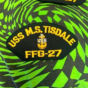 USS M.S. TISDALE USN FFG-27 embroidered patch
